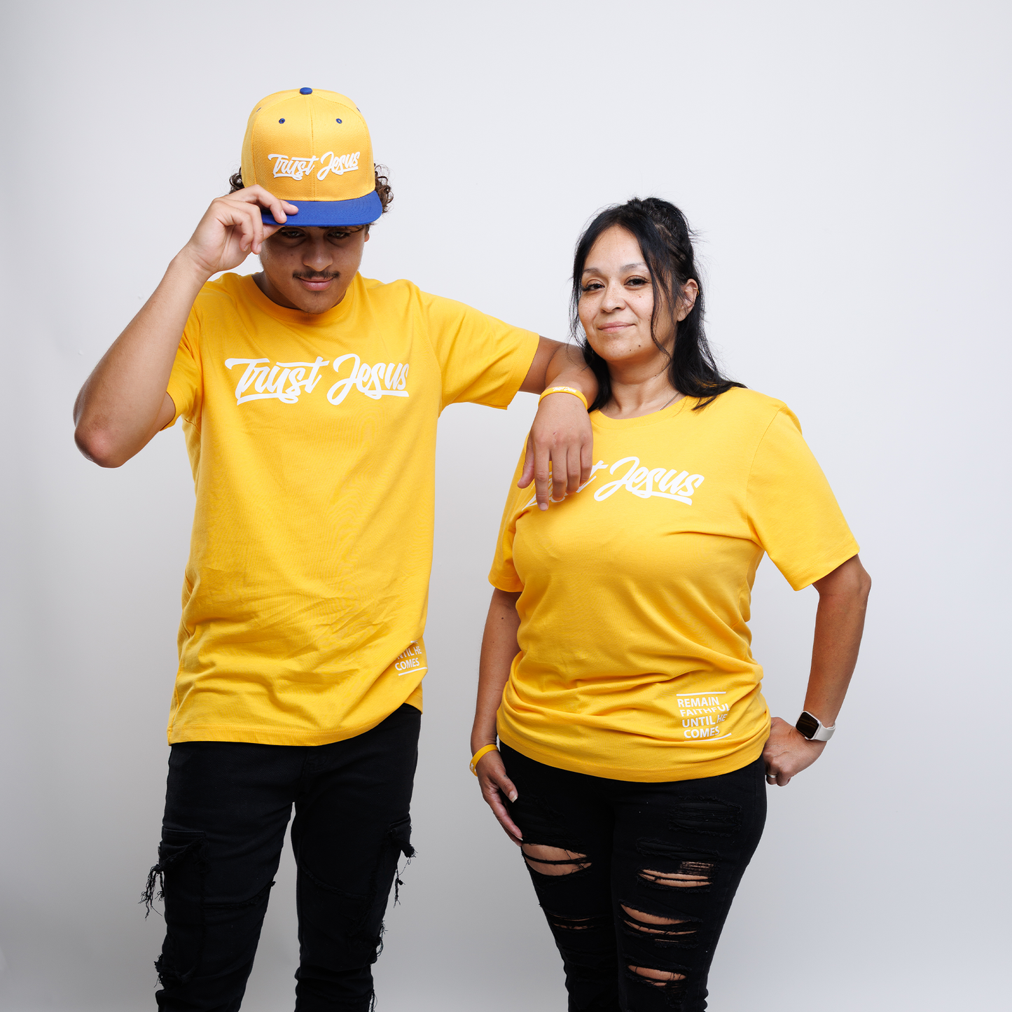 TRUST JESUS GOLD T-SHIRT