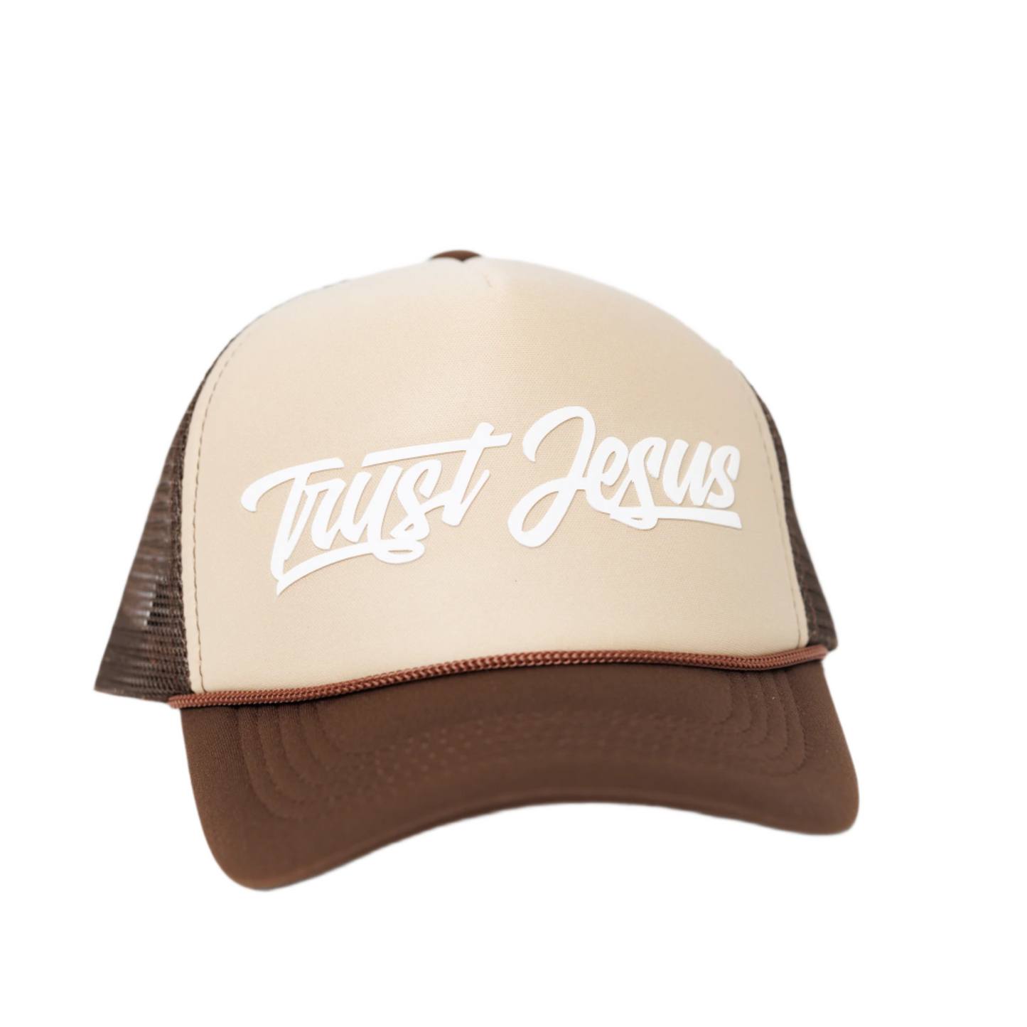 TRUST JESUS BROWN T-SHIRT
