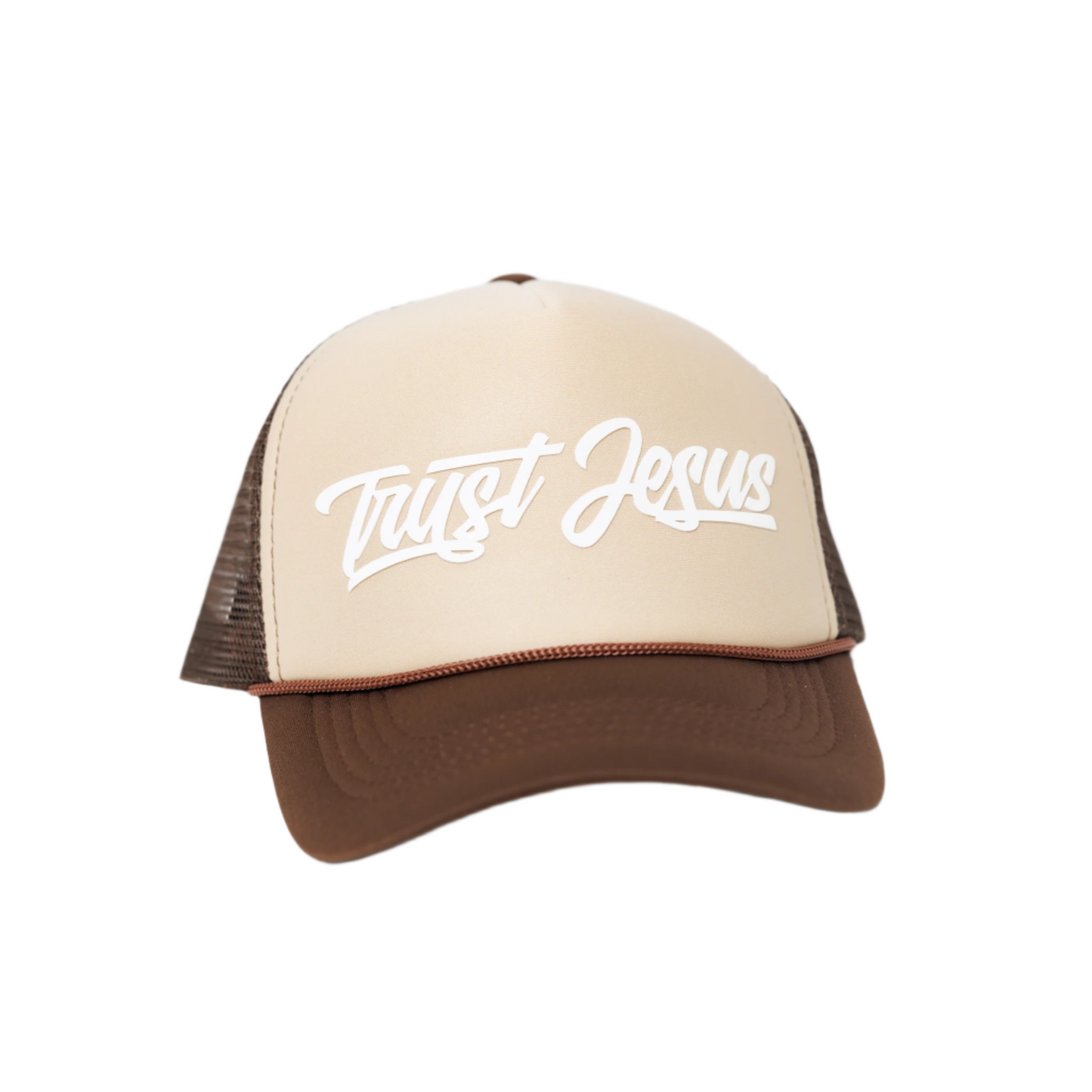 TRUST JESUS BEIGE T-SHIRT