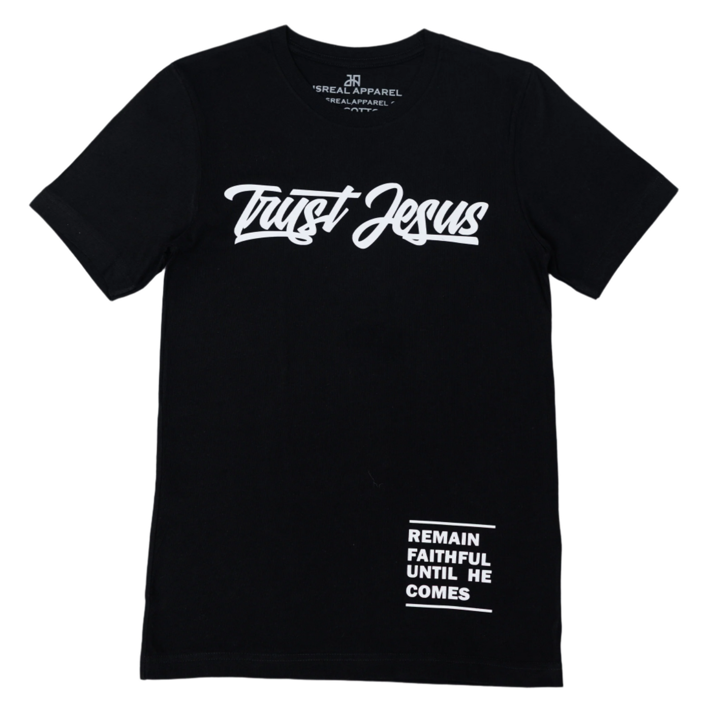 TRUST JESUS BLACK T-SHIRT