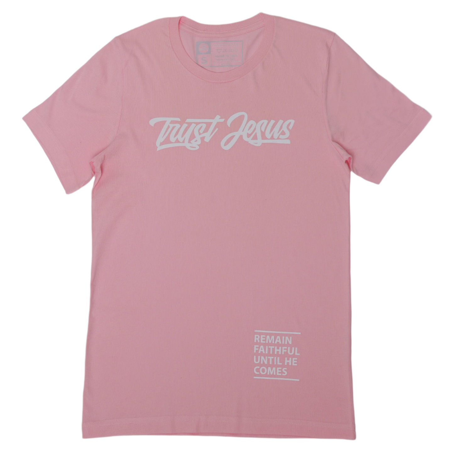 TRUST JESUS PINK T-SHIRT
