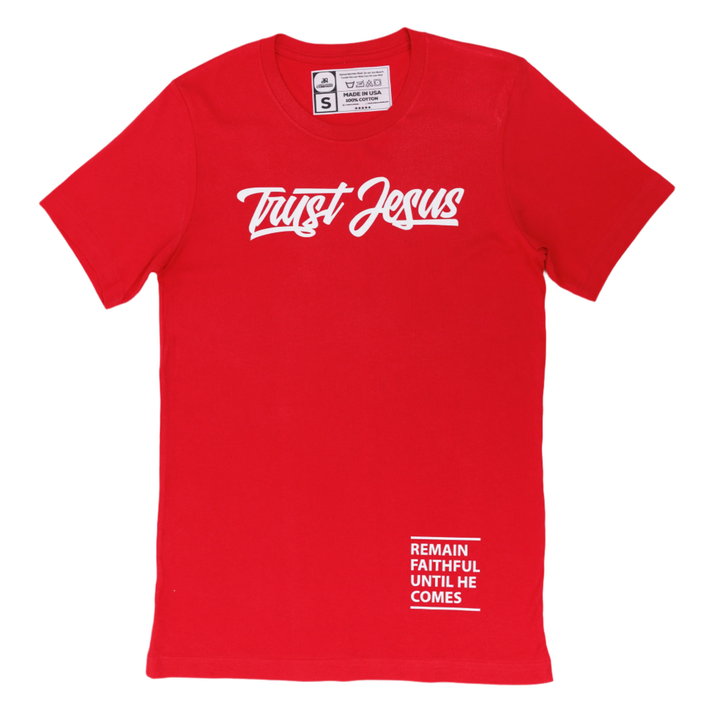TRUST JESUS RED T-SHIRT